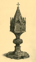Monstranz, um 1450, 1881