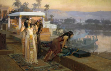 Kleopatra auf den Terrassen von Philae