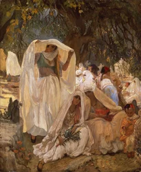 Frauen von Blidah am Tag des Propheten, Algerien