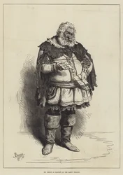 Mr. Phelps als Falstaff im Gaiety Theatre