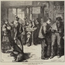 Der Markt für Hunde- und Katzenfleisch, Paris