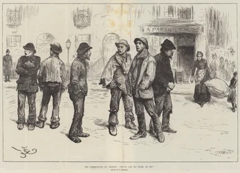 Die Arbeitslosen von London, Wir haben keine Arbeit!