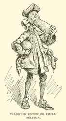 Franklin betritt Philadelphia