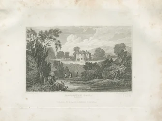 Barlaston Hall: Radierung, undatiert [19. Jahrhundert]