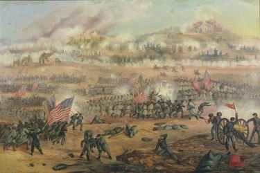 Die Schlacht von Fredericksburg am 13. Dezember 1862