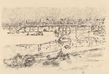 Badestrand, Bass Rocks, ca. 1918