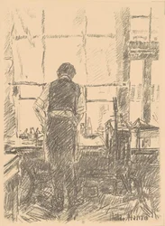 Porträt von Joseph Pennell, 1917