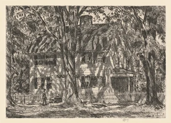 Das Lion Gardiner Haus, Easthampton, 1920