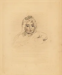 Porträt von Mary Isabella Bloxam, Nichte von Sir Thomas Lawrence