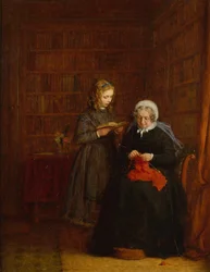 Porträt von Mrs. Hearne und ihrer Großnichte Fanny Sowman