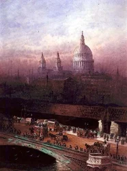 Blackfriars Bridge und St. Paul