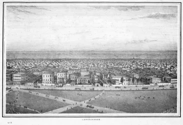 Chowringhee, Kalkutta, Indien, um 1840er Jahre