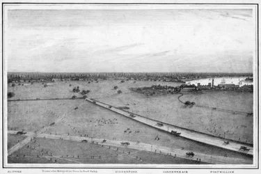 Panorama von Kalkutta, Indien