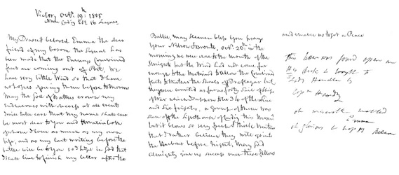 Brief von Admiral Lord Nelson an Lady Hamilton, 1805 1865