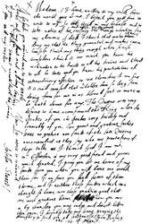 Brief von Arabella Stuart an die Gräfin von Shrewsbury, spätes 16. - frühes 17. Jahrhundert, 1865