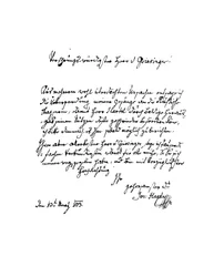 Brief von Joseph Haydn an Herrn von Griesinger, 1803 1865