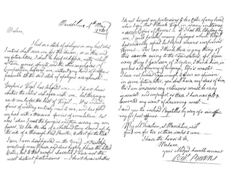 Brief von Robert Burns an Mrs. Dunlop von Haddington, 1788