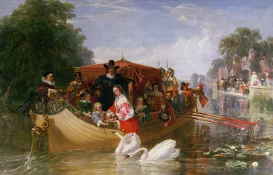 Die glücklicheren Tage von Charles I., 1855