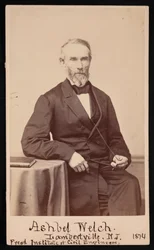 Porträt von Ashbel Welch, 1809-1882, Mai 1874