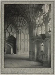 Gloucester Cathedral - Kreuzgänge: Süd- und Westgänge, ca. 1900