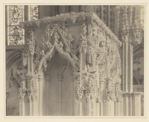 [Lincoln Cathedral, Detail des tragbaren Schreins]
