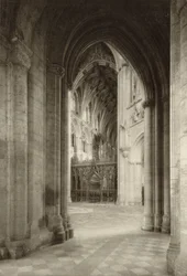 Blick auf den Chor von der Südseite des Ely-Kathedrale