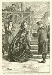 Mrs. Macleod ging in einem schwarzen Kleid zu ihrer Hinrichtung