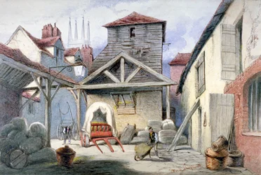 Hof des Rose Inn, Farringdon Street, City of London