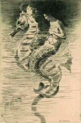 Die Meerjungfrau, ca. 1881