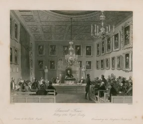 Somerset House, Treffen der Royal Society