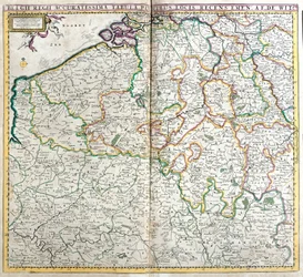 Karte des Königreichs der Niederlande