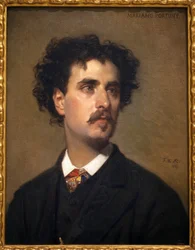 Porträt des Malers Mariano Fortuny y Marsal (1838-1874)