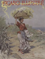 A Biarritz. Titelblatt von Le Figaro Illustre, März 1895