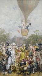 Ballonaufstieg