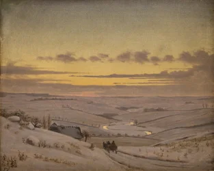 Winterabend bei Susåen