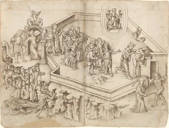 Allegorie des Lebens eines Gelehrten in einem reichen Haushalt
