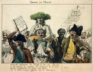 Der Triumph von Marat, 1793