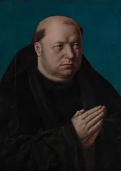 Porträt eines betenden Mönchs