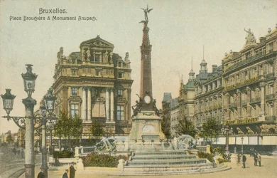 Anspach-Denkmal, Brouckere-Platz