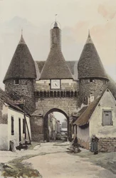 Déols, Altes Stadttor