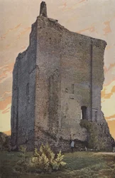 Domfront, Donjon, Außenansicht