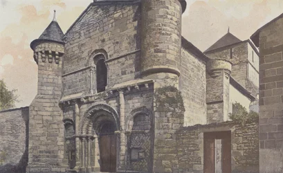 Ecoyeux, Kirche, Gesamtansicht Westen