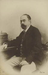 Emile Zola, französischer Romanautor, Dramatiker und Journalist