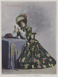 Emilie Mily-Meyer als Mademoiselle Lenormand in La Revue Retrospective