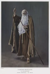 Eugene Silvain als Friedrich Barbarossa in Les Burgraves