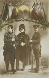 Erster Weltkrieg, Allianz Frankreich - Belgien - England, 20. Jahrhundert