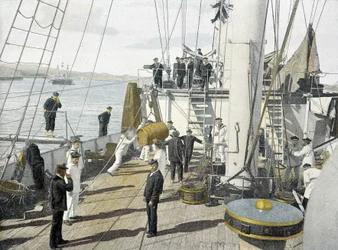 Französische Marine, Ende des 19. Jahrhunderts: Das Essen - Bibl. des Arts Deco