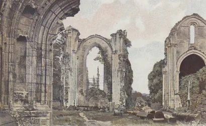 La Couronne, Ruinen der alten Abtei