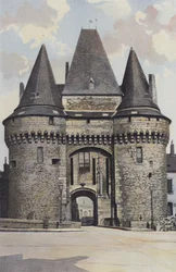La Ferte-Bernard, Stadttor, Eingangsseite (Rathaus)