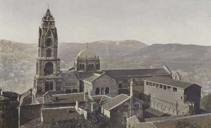 Le Puy, Kathedrale und Kreuzgang, Südansicht